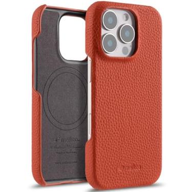 Imagem de Capa para iPhone 16/16 Plus/16 Pro/16 Pro Max, capa de couro de flor integral premium, feita à mão, proteção perfeita ao toque macio