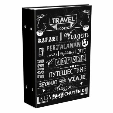 Imagem de Álbum Familia 10X15/512 Fotos Preto Liso Fosco World Family