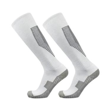 Imagem de Meias Térmicas De Algodão Longas Para Homens Para Ciclismo E Futebol A