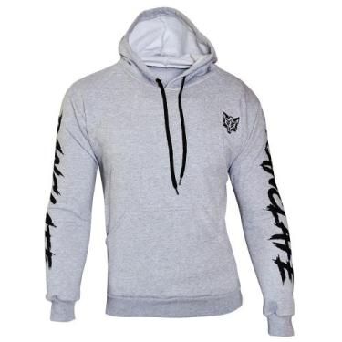 Imagem de Conjunto De Moletom Calça E Blusa De Frio Ranclafe, Cinza, GG