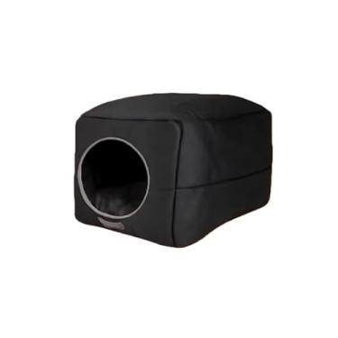 Imagem de Toca Cama Casinha 2 Em 1 Cachorro Cão E Gato Tam P M e G(P Preto Lisa)