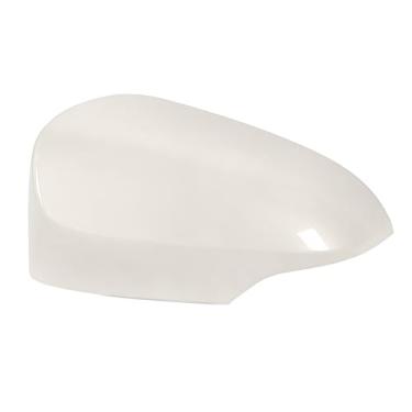 Imagem de aqxreight Espelho Lateral da Porta - Substituição da Tampa do Espelho Retrovisor ABS para Veículos - Carcaça do Asa à Prova de Choque - Ajuste Direito Prateado para 87915 0D909 - Acessório de Carro