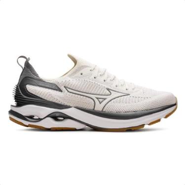 Imagem de Tênis Mizuno Wave Mirai 7 Masculino, 43, Bege, Preto