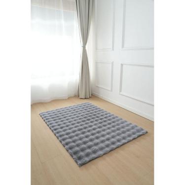 Imagem de Tapete Pelo Alto Ondulado Waves 140X200Cm - Jolitex - Cinza