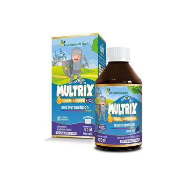 Imagem de Multrix Xarope Infantil Vitaminas de A a Z 120ml Uva Flora-Unissex