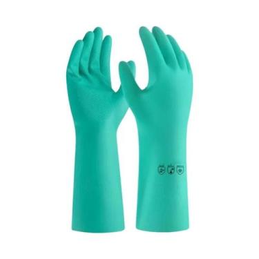 Imagem de Luvas De Látex De Borracha Impermeáveis E Resistentes a Óleo Para Lava