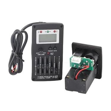 Imagem de KUIDAMOS F-5T 5 Band EQ Equalizador Afinador de Captação para Violão, Display LED, Adequado para Guitarristas, Alimentado por Bateria