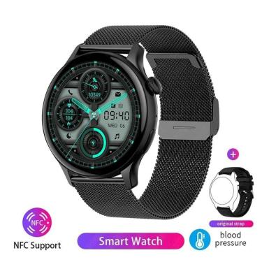 Imagem de Relógio Smartwatch Feminino Foxbox 7012A À Prova D'Água Malha Tela Hd Amoled