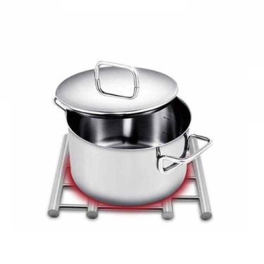 Imagem de Descanso de Panela Inox Expansivel Não Enferruja Retrátil Luxo - Inter