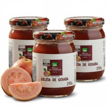 Imagem de Kit c/ 3und Geleia de Goiaba Tradicional SÃO LOURENÇO 210g