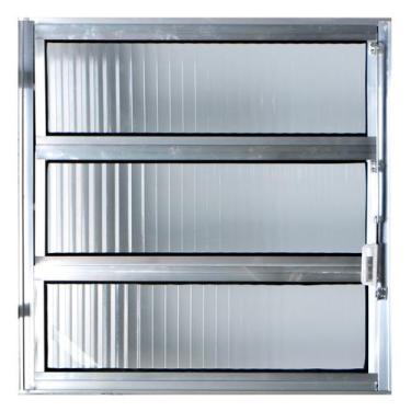 Imagem de Vitro Basculante de Alumínio  1,00 X 0,80 Linha All Modular Cor Brilha