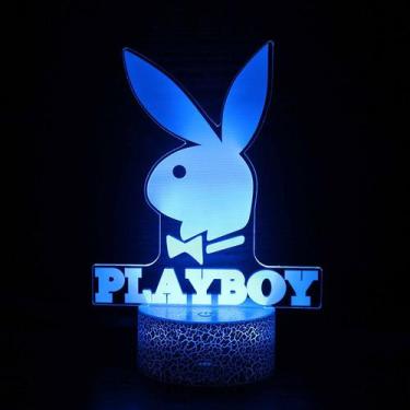 Imagem de Candeeiro de mesa 3D com luz noturna LED de cabeceira de quarto 5V com