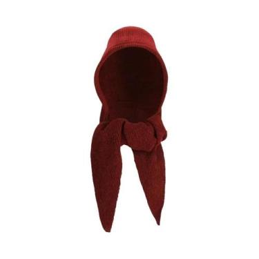 Imagem de Balaclava Feminina De Inverno Em Tricô Grosso Com Capuz, Cachecol E Pr