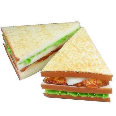 Imagem de Pão artificial Simulação de pão falso Food Model Kitchen Pr - Gloome S