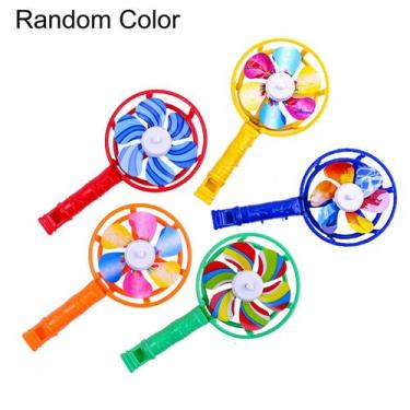 Imagem de Brinquedos infantis Creative Windmill Whistling Spinner Blue - Gloome 