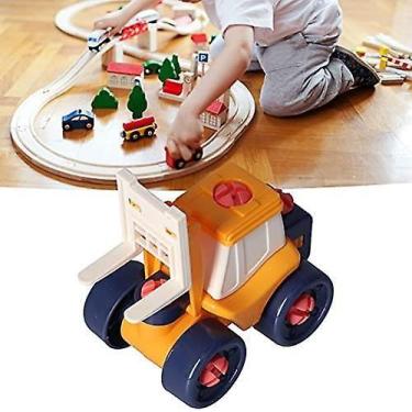 Imagem de Empilhadeira de construção, brinquedo, empilhadeira de plást - Gloome 