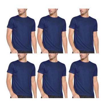 Imagem de Kit com 6 Camisas Camisetas Blusas Baby Looks T-shirts Masculina Femin