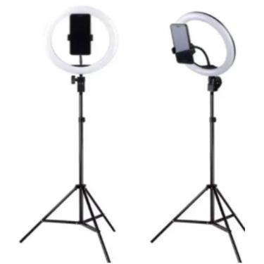 Imagem de Kit Ring Light 14 Polegadas 36cm Tripé Suporte Celular Fonte