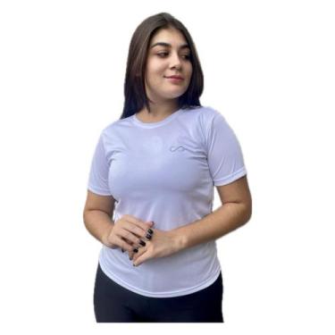 Imagem de Camisa Feminina Dry Fit Fitness Proteção Uv Academia - Via Ello, GG