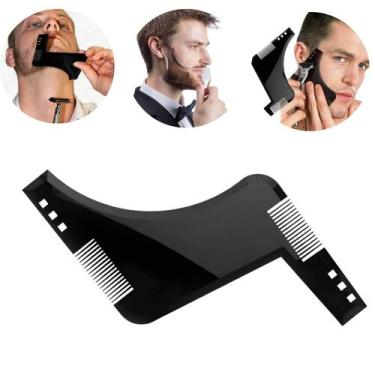 Imagem de Pente e Regua para Barba Profissional - Ofertaher