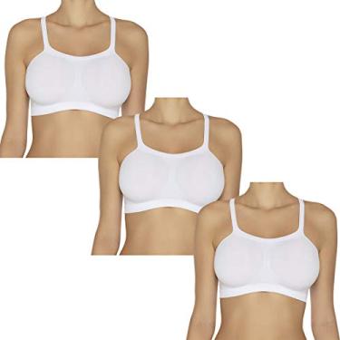 Imagem de Kit c/ 3 Bandini Hanes Sem Costura, Branco, G