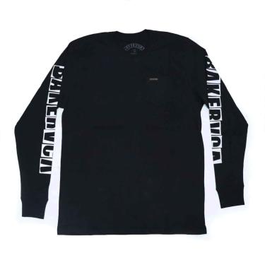 Imagem de Camiseta Manga Longa RVCA x Baker Ransom - Preto-Masculino
