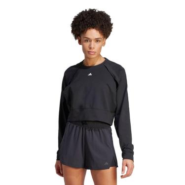 Imagem de Moletinho Adidas Cropped Power Aeroready Feminino-Feminino
