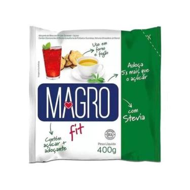 Imagem de Açúcar Magro Fit Com Stevia Sem Glúten Forno E Fogão 400g - lowçucar