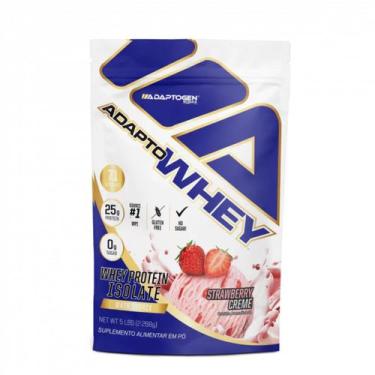 Imagem de Adapto Whey Adaptogen Whey Protein 3w Refil 2268g, Strawberry Cream