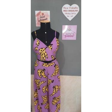 Imagem de Conjunto farm estampado de banana - tamanho único (ate 42) - Cabide fe