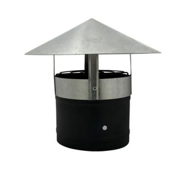 Imagem de Exaustor 200 mm com chapéu chinês galvanizado - Galvocalhas