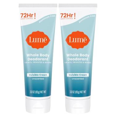 Imagem de Creme desodorante Lume Whole Body Invisible 90mL x2 (sem perfume)