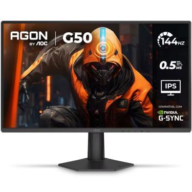 Imagem de Monitor Gamer AOC AGON 27G50F 27" Full HD IPS 144Hz G-Sync 0.5ms HDR10 Preto Bivolt