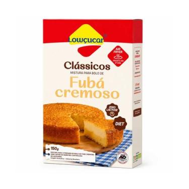 Imagem de Mistura Para Bolo Fubá Cremoso Zero Açúcar - Lowçucar 150g