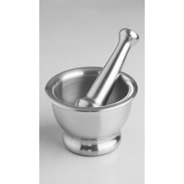 Imagem de Pilão e Socador de Aço Inox para Temperos - Congratulations Store