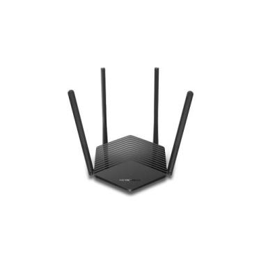 Imagem de Roteador Mercusys MR60X Wi-Fi 6 AX1500 Dual Band Gigabit , Preto