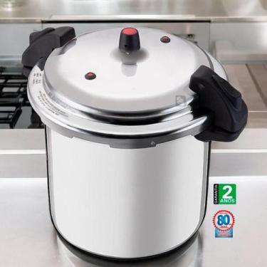 Imagem de Panela de Pressão Antiaderente Fechamento Externo Chef Cozinha Profiss