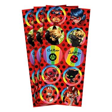 Imagem de ADESIVO REDONDO LADYBUG CORE 30 un.