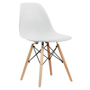 Imagem de Cadeira em ABS PW-071 Branca com Design Charles Eames Dkr Eiffel