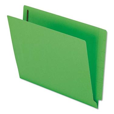 Imagem de Pendaflex Pastas de fixação de aba reforçada colorida, expansão de 1,9 cm, 2 fixadores, tamanho carta, exterior verde, 50/caixa