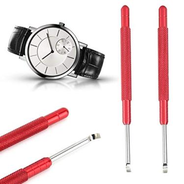 Imagem de Ferramenta de remoção de mão de relógio, removedor de mãos de reparo de relógio, 2 peças, relógio de remoção de ponteiros, minuto, segunda hora, ferramentas de reparação para relojoeiro, removedores de mãos, Liga de aço, Bom