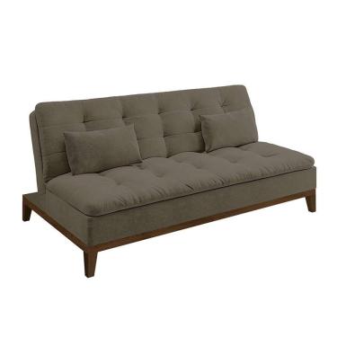 Sofa cama 3 lugares casal premium suede marrom: Encontre Promoções e o  Menor Preço No Zoom