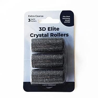 Imagem de Rolos de refil extra grossos da Own Harmony para remoção elétrica de calos CR1700: cuidados profissionais para os pés saudáveis, melhores ferramentas de arquivo de pedicure – refil 3 pacotes de cabeças de rolo de reposição extra grossas