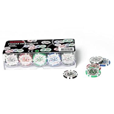 Imagem de Fichas para Jogo de Poker Profissional (100 Fichas). Incasa