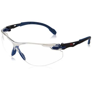 Imagem de 3M Solus 1000-Series S1101SGAF, Black/Blue, Clear Scotchgard Anti-fog Lens 20 EA/Case
