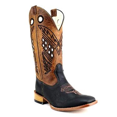 Imagem de Bota Mr West B-77 1312 PTO 1474 F. Preto CA Fossil M.W 127 Tamanho:38;Cor:Preto