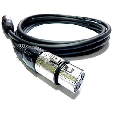 Imagem de Cabo de Áudio Balanceado Canon XLR Macho XLR Fêmea Blindado Profissional 2 Metros