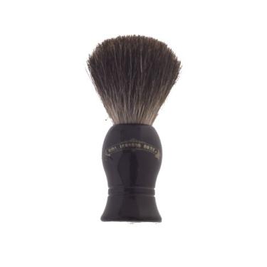 Imagem de Pincel de barbear de texugo puro padrão 1001 da Colonel Conk, cabo preto