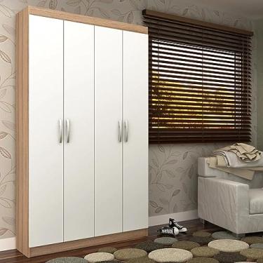 Imagem de Armário Multiuso 4 Portas 8 Prateleiras Milão Espresso Móveis