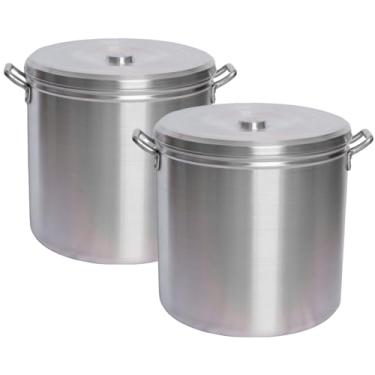 Imagem de Jogo 2 Caldeirão Aluminio Linha Hotel Industrial N 28 e N 30